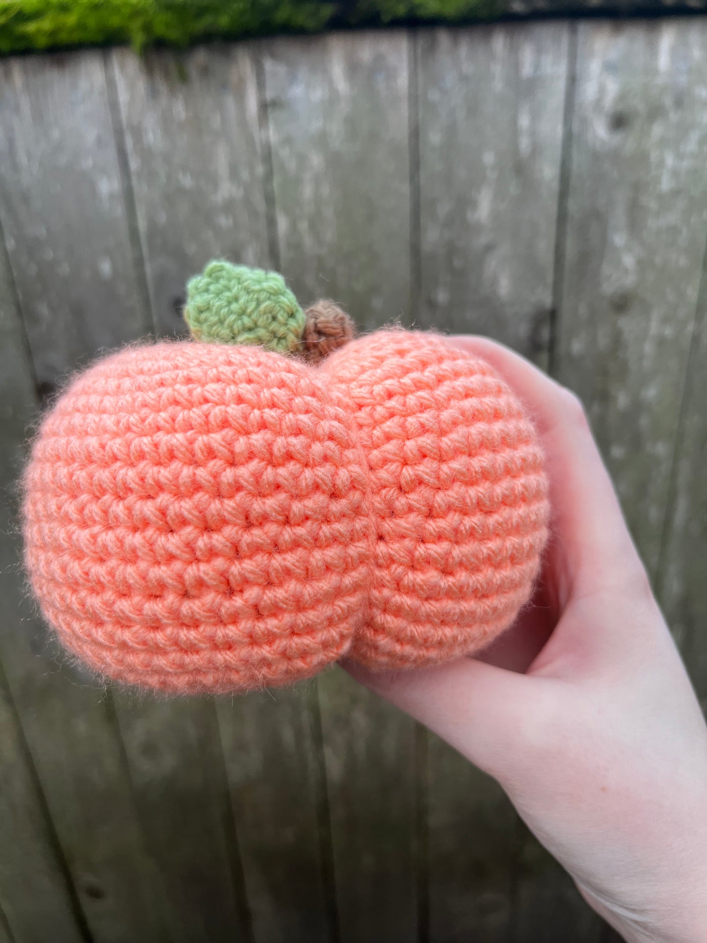 Crochet Peach 🍑