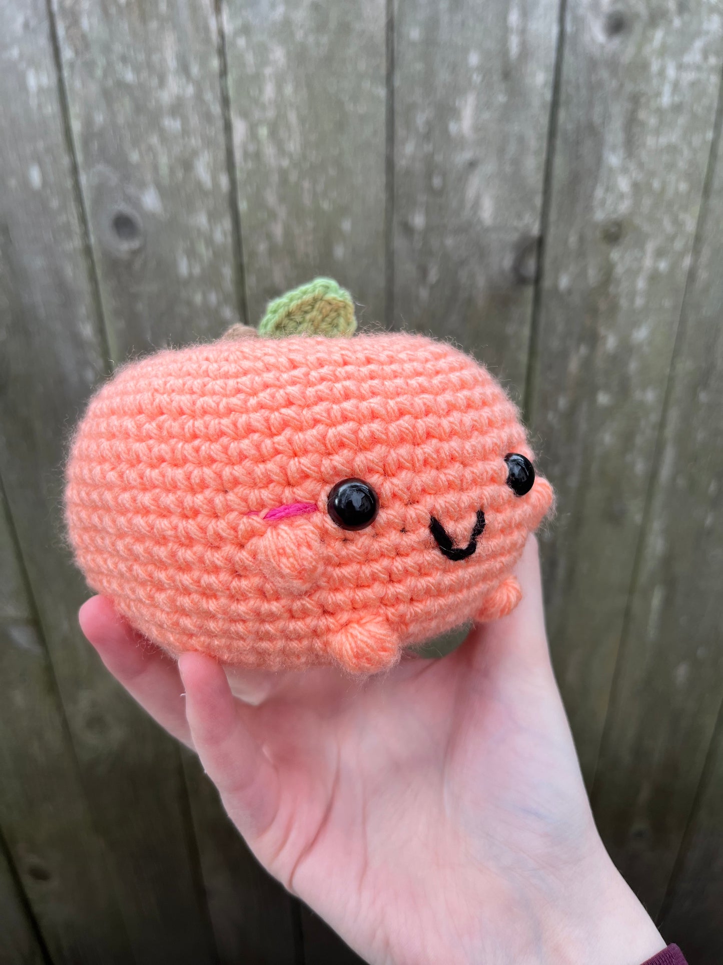 Crochet Peach 🍑